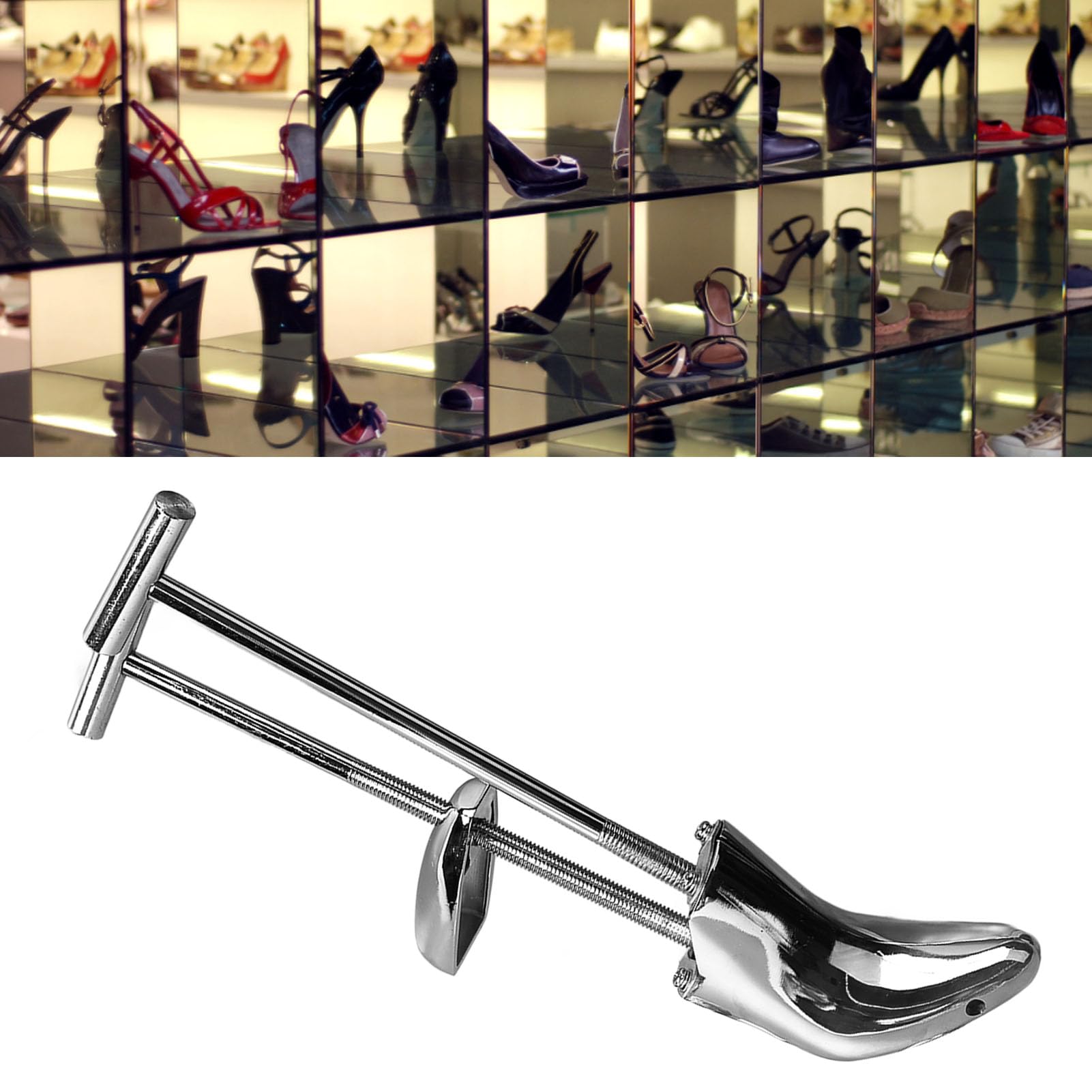 Schuhspanner, Schuhspanner aus Aluminiumlegierung, Expander für Lederschuhe, Lindert Ballenzehen, Geeignet für Oxfords, Segeltuchschuhe, Größe: Aluminiumlegierung