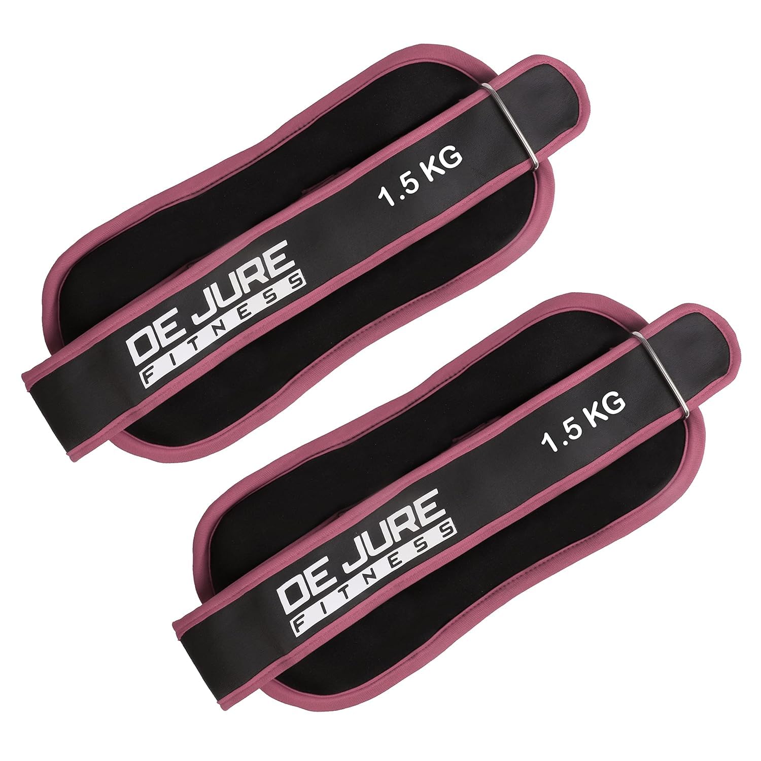 DE JURE FITNESS Ankle Weight/Wrist Weight Pink Black 1.5KG Pair (1.5kgX2pcs) (B085S4ZNFV) Amazon Price History, Amazon Price Tracker