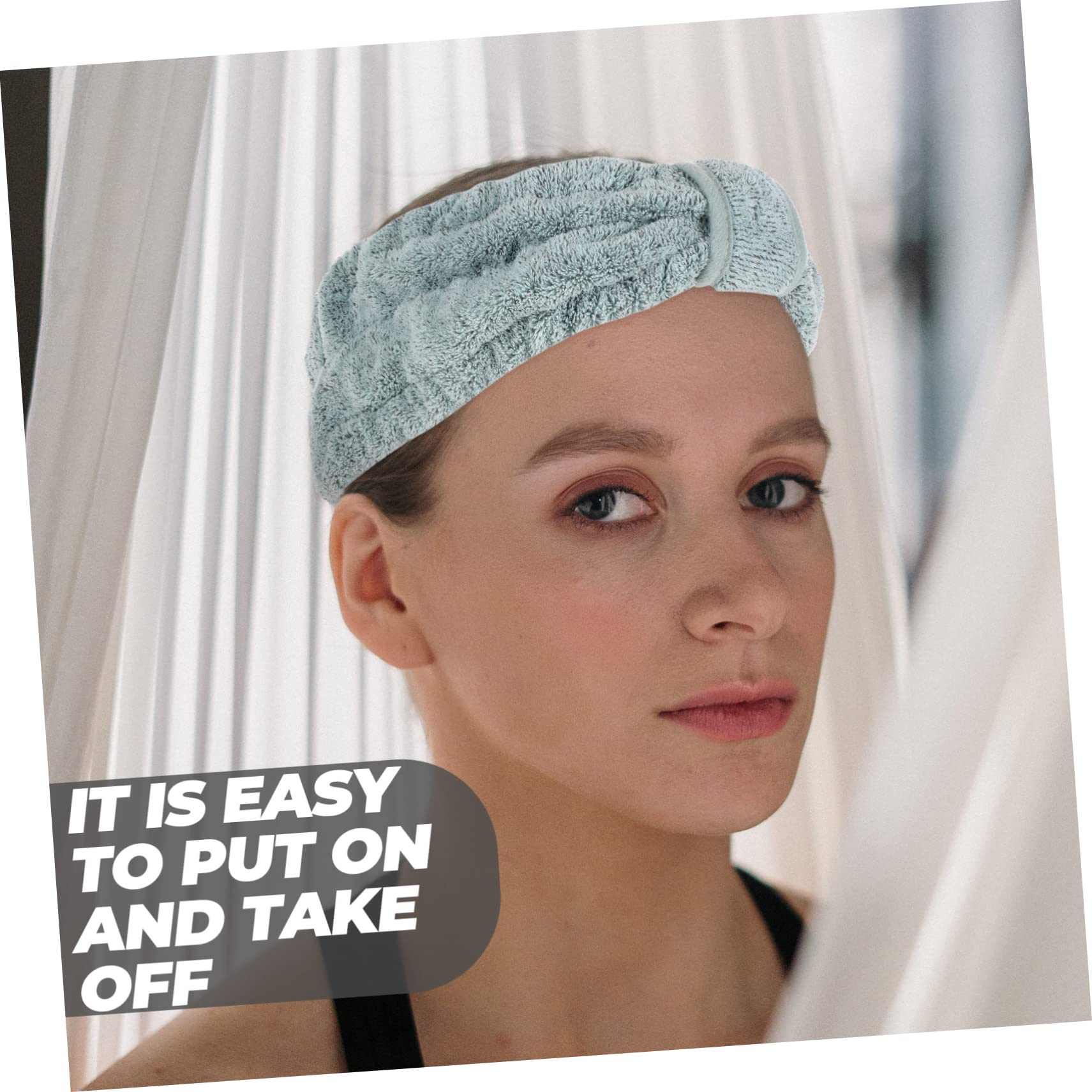 Healeved 3 Set Di Pratiche Fasce Per Da Trucco Adorabili Fasce Per Da Spa Fasce Per Per Il Lavaggio Del Viso Accessori Per Morbidi Ed Per Donne Per Lavarsi I E Fare Il Bagno 2 Pezzi * 3