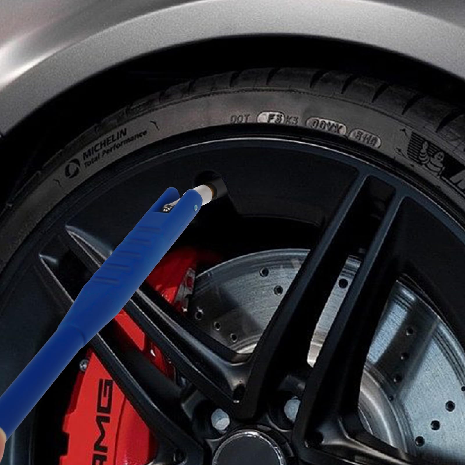 Kit Smonta Valvole Pneumatici - Attrezzo Con 5 Inserti Per Auto, Moto, Bici E Scooter