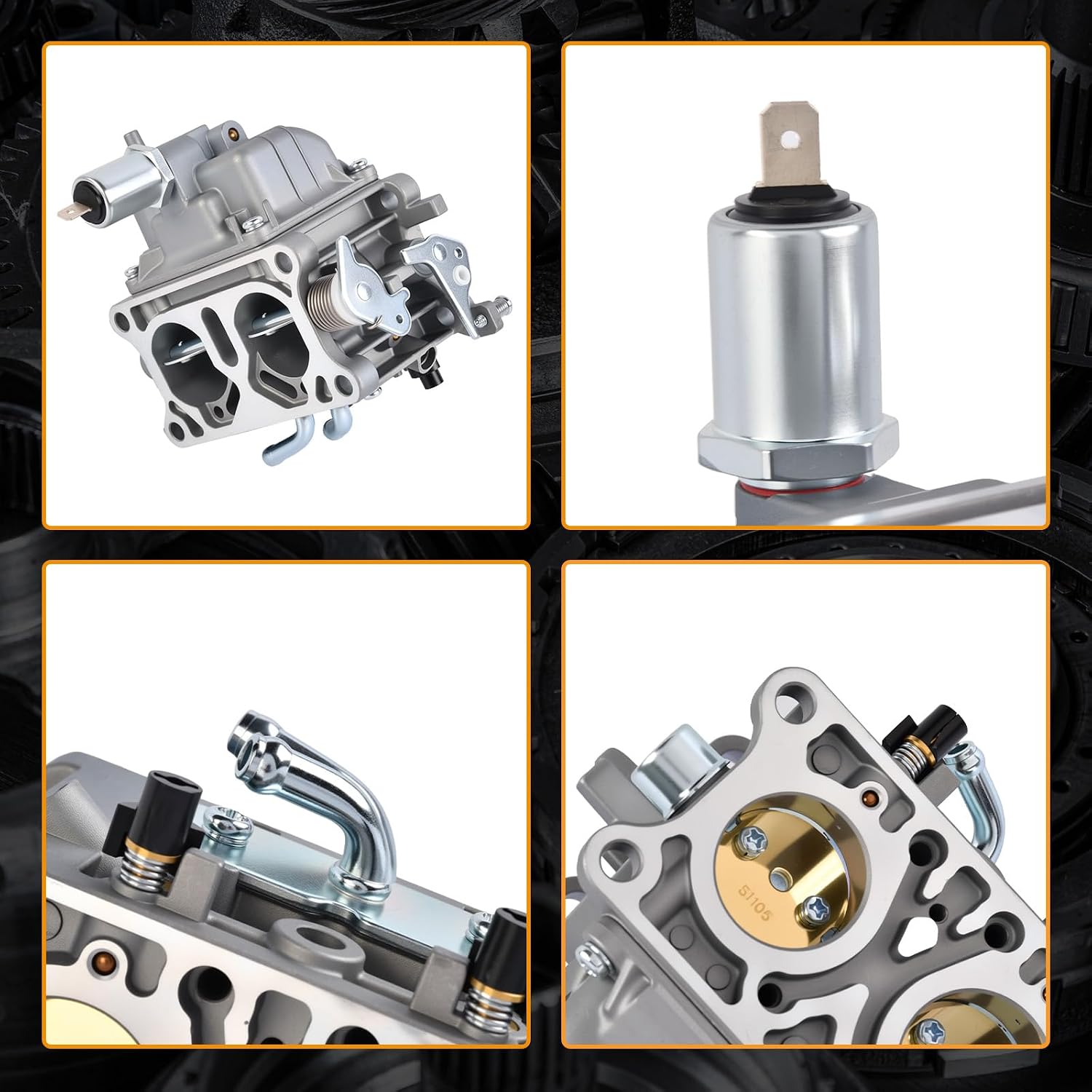 AUC16759 Carburetor Carb with Gasket Compatible with John Deere Gators 4×2 HPX 4×4 HPX 4×4 Trail HPX HPX615E Replaces AUC14592 AUC11868 MIA10675