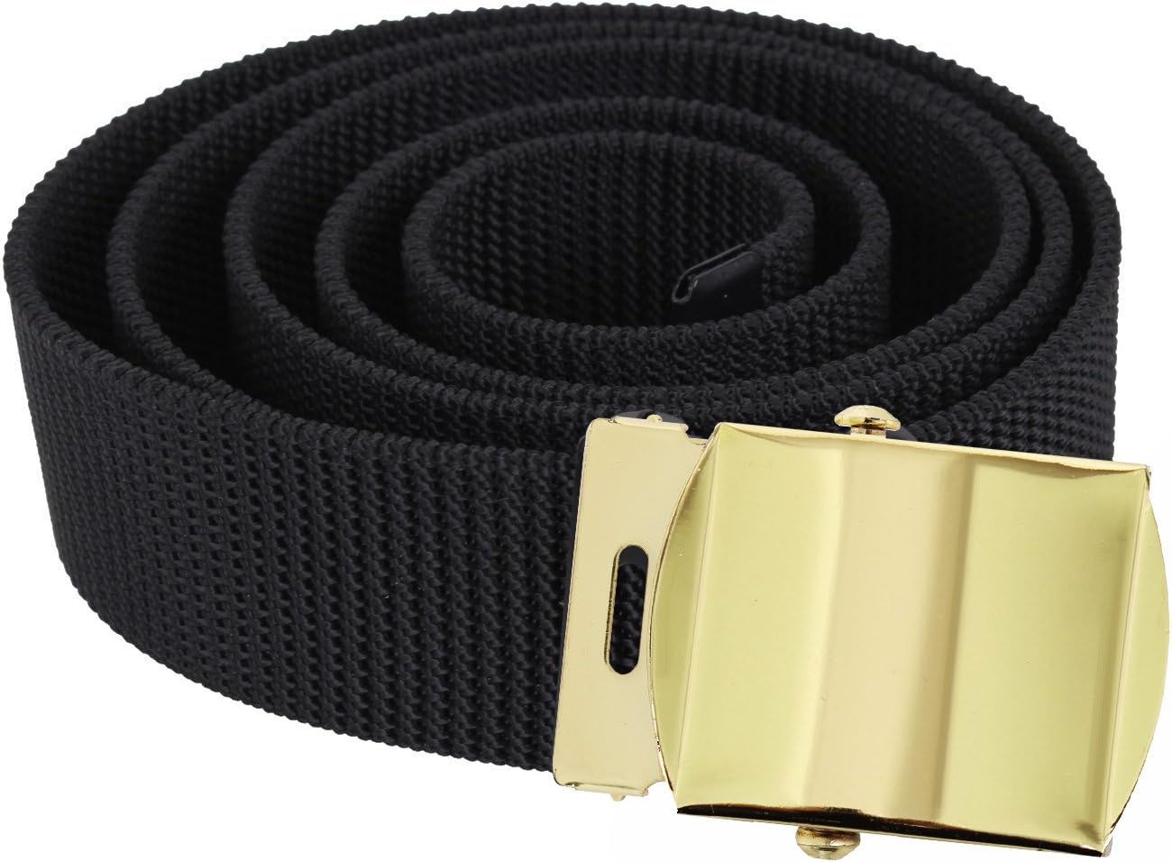 Army Universe Nylon Web Belt Reversible Heavy Duty Tactical Military Waist Webbed Belt with Metal Slider Buckle