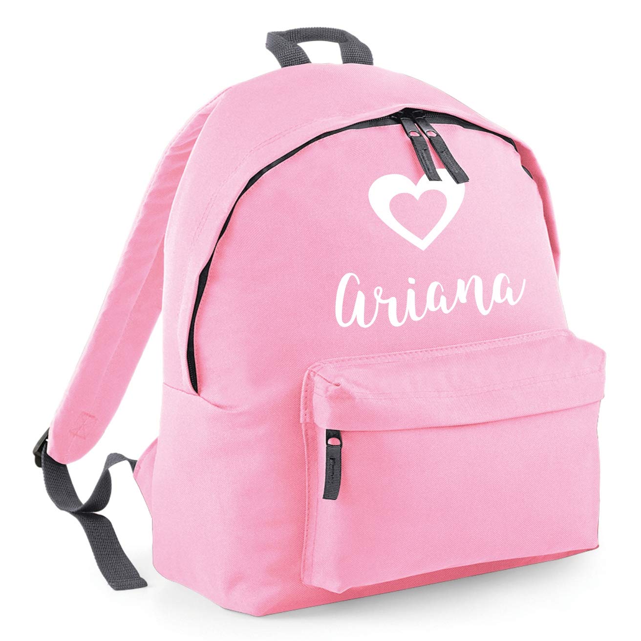 Nametape Express Pink Personalized Backpack Printed With Name Great For School, Club Or Days Out (Pink)