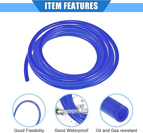 Miniatura 3 de Manguera de ventilación de combustible, 0.2 x 157 pulgadas, tubo universal de manguera de gasolina de 0.197 in x 13.1 ft, tubo universal para