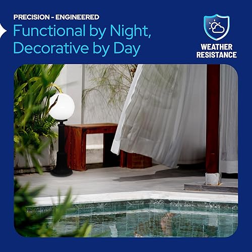 Miniatura 7 de KastLite Globo acrílico blanco de 8 pulgadas para poste de lámpara  Textura suave con cuello de tornillo de 3.24 pulgadas  Fabricado en los Estados