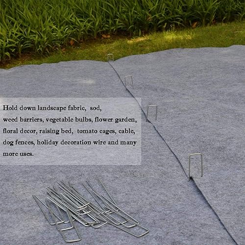 Miniatura 5 de Petgrow - Tela para paisajismo de alta resistencia de barrera contra la maleza para jardines exteriores tela no tejida de bloqueo de maleza Rollo de