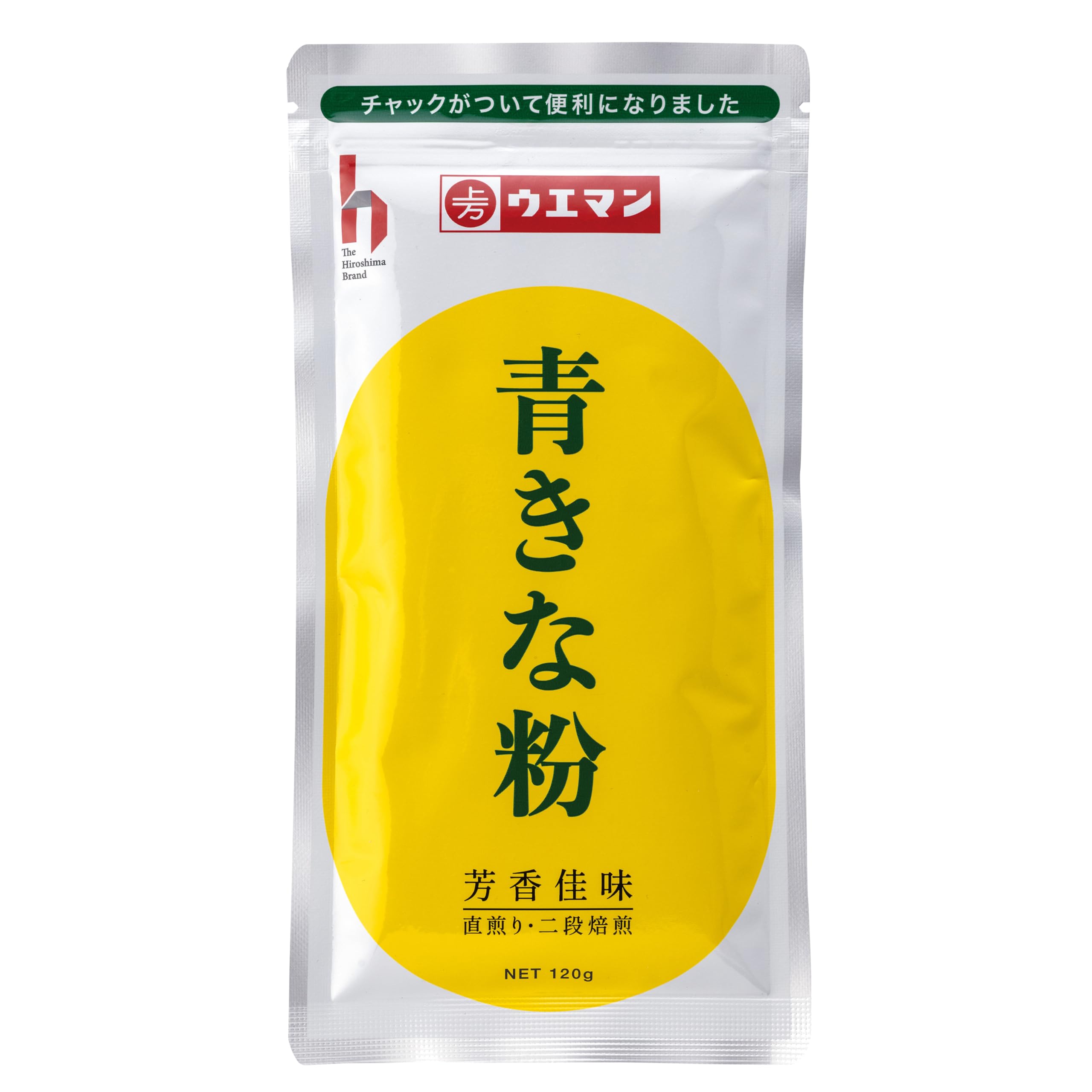 Amazon.co.jp: 上万糧食製粉所 青きな粉 うぐいす粉 120g 【鮮度保持