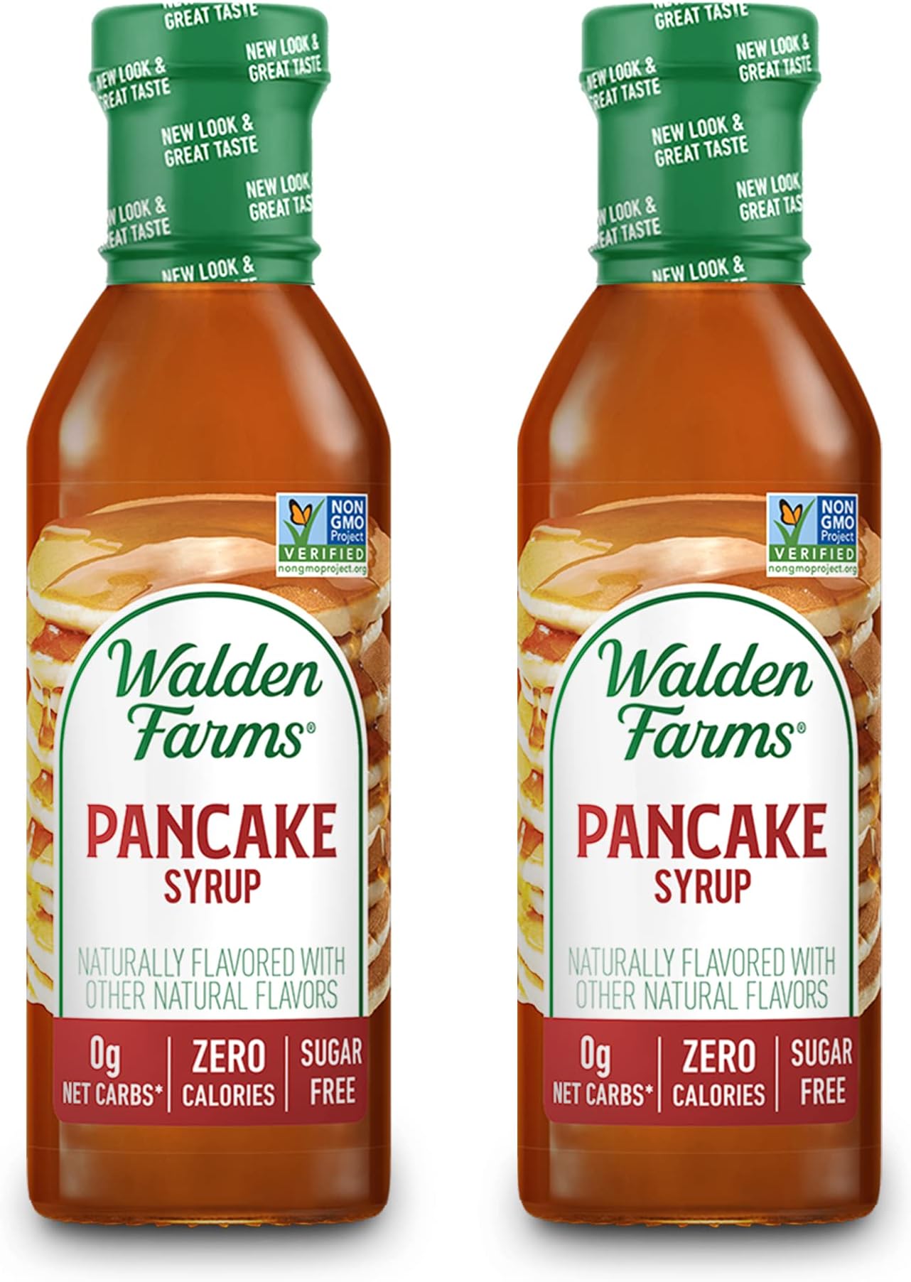 Walden Farms Pancake Syrup 12 oz. (Pack of 2) Sweet Syrup