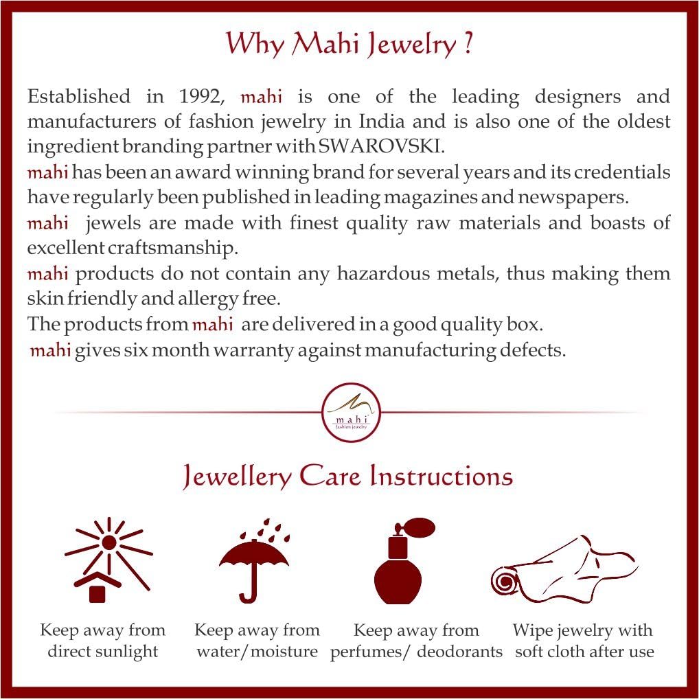 Mahi Women's Love N Liberty Earrings