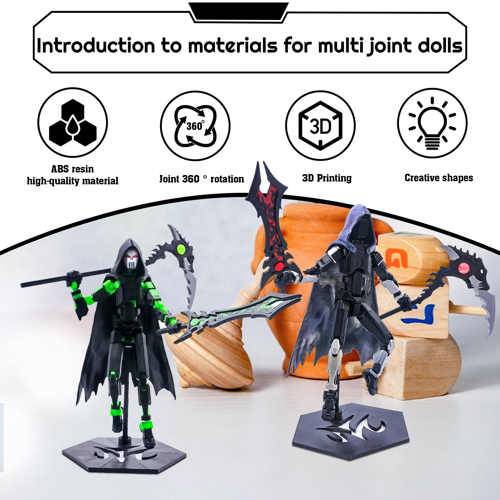 Amazon.com: (Assembly Completed) T13 Action Figure Set, 3D Printed