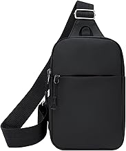 Men's Shoulder Bag, Lightweight and Waterproof Chest Bag, Practical and Modern Shoulder Bag, Travel Phone Bodybag, for Travel Outdoor Sports