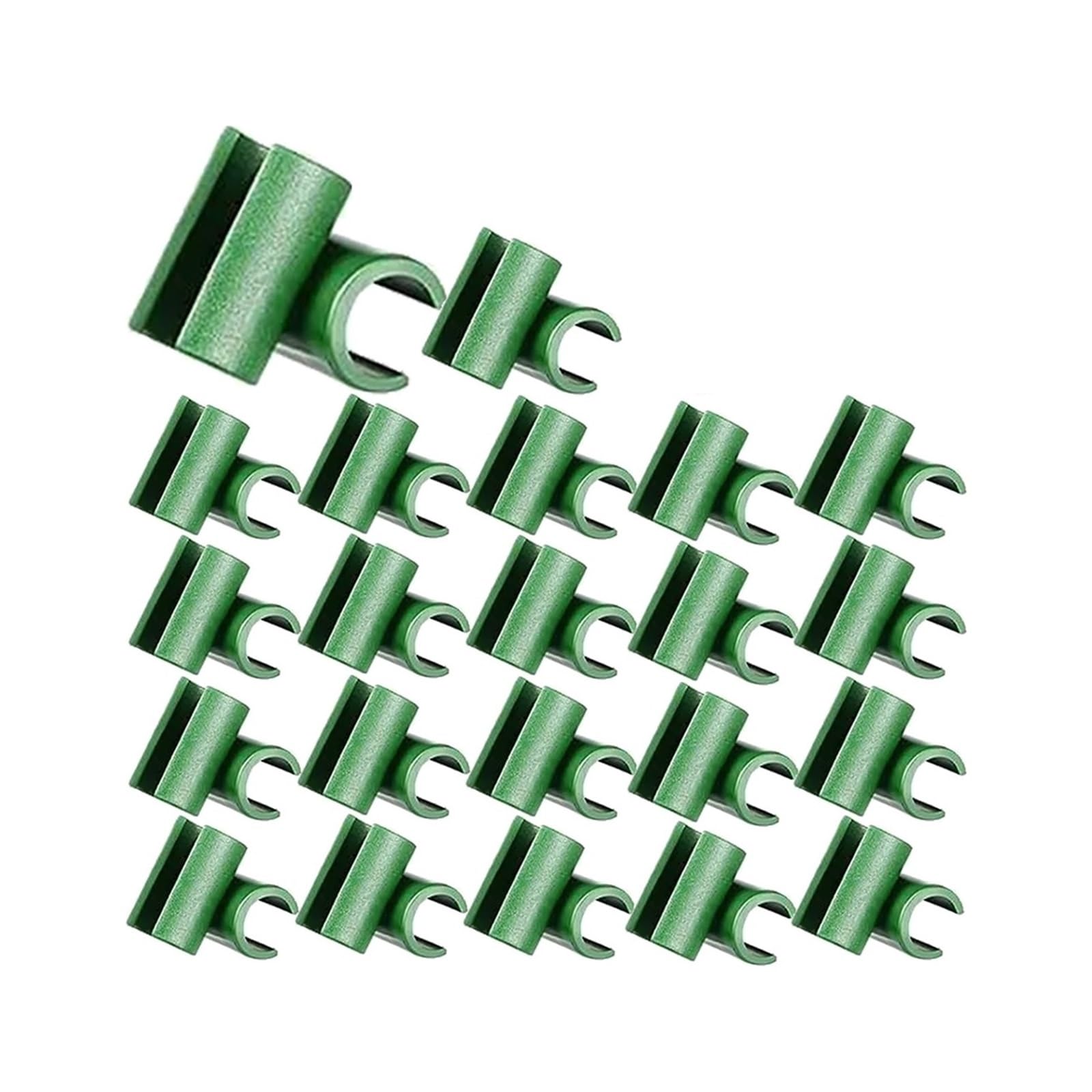 Adjustable Plant Trellis Connector Clip 80Pcs Garden Plastic Cross Clips Plant Support Pole Fixed Connector Fastener Clamp Rod Adjustable Buckle 8/11/20mm for Climbing Plants(11mm)