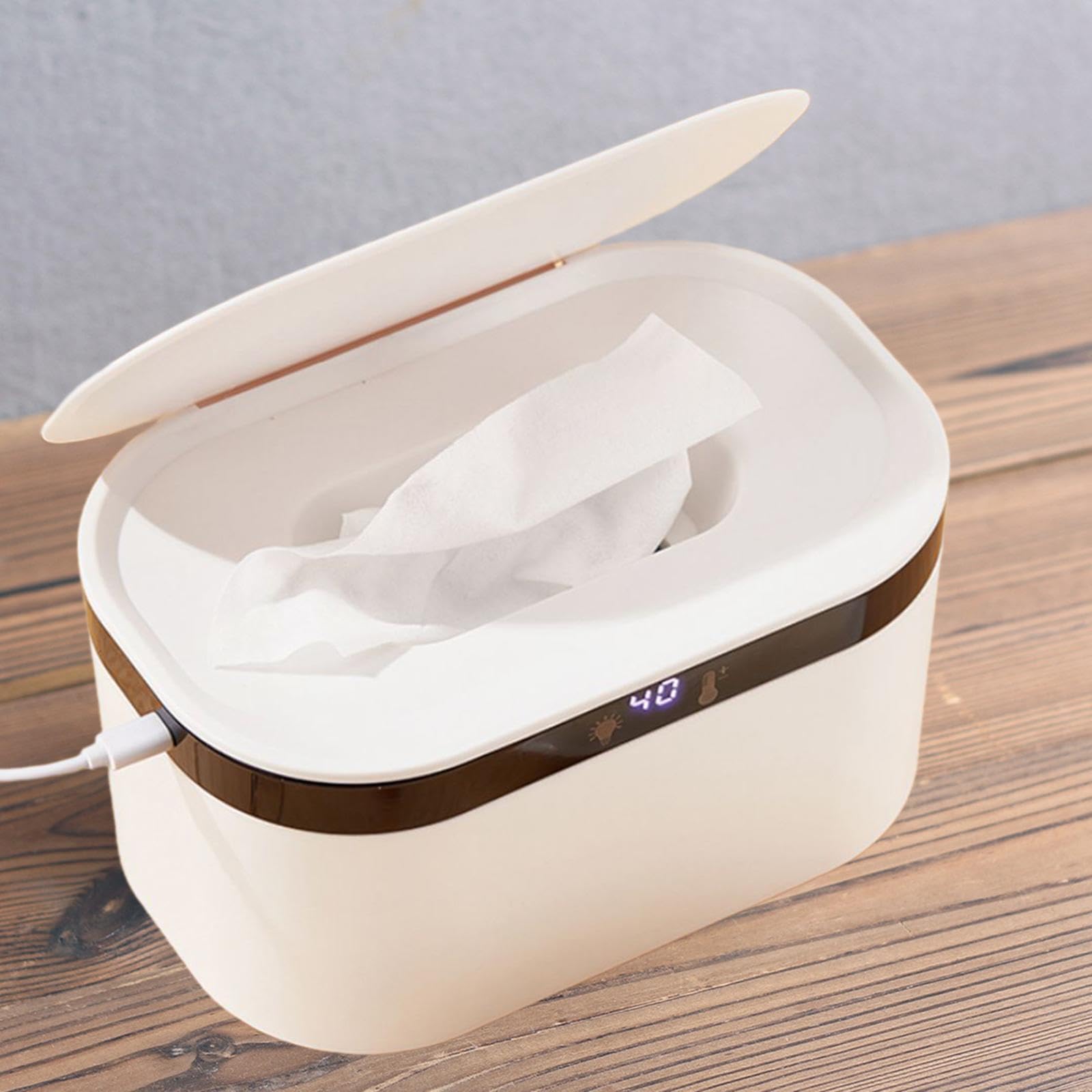 Oshhni Chauffe-Lingettes et Distributeur de Lingettes Humides, Thermostat de Chauffage de Lingettes, Machine à Lingettes Humides