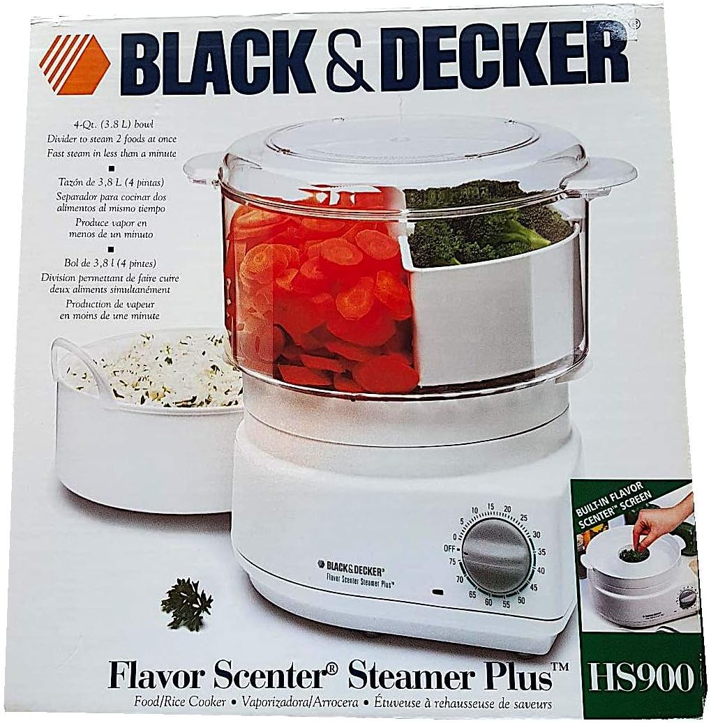 Black and Decker Handy Food Steamer Plus and Rice Cooker Hs90 Home & Kitchen