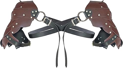 KUOIN Hombreras de arnés ajustable de la vendimia de la vendimia de la armadura del hombro