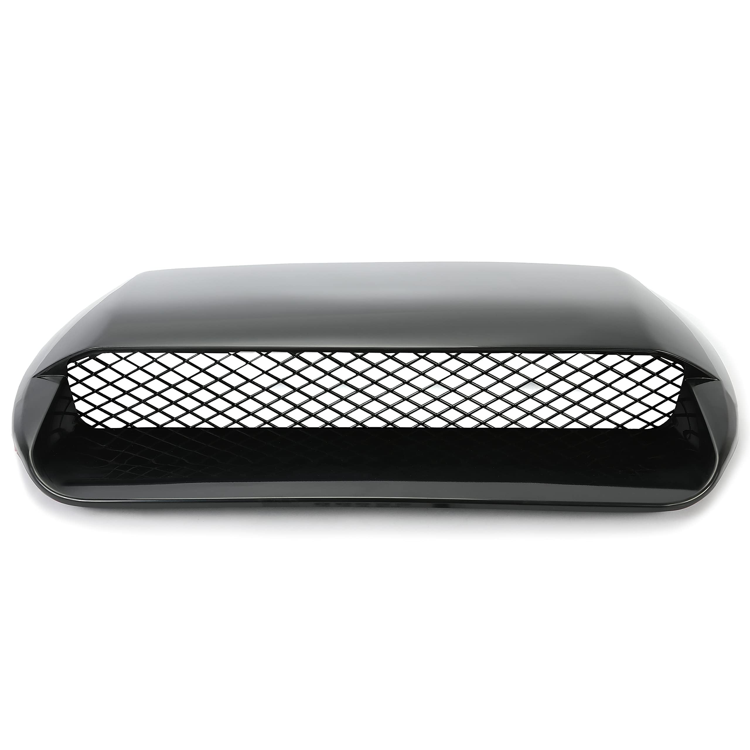 Kojem Front Upper Hood Scoop Replacement with Mesh Grille Compatible with 2015-2021 Subaru WRX/WRX STI Replacement for 90821VA001NN 90829VA010NN Front Hood Bonnet Vent Cover Black