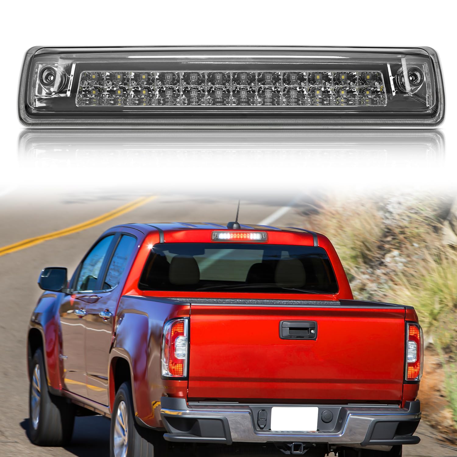 Nilight Third Brake Light for Chevy Colorado GMC Canyon 2015 2016 2017 2018