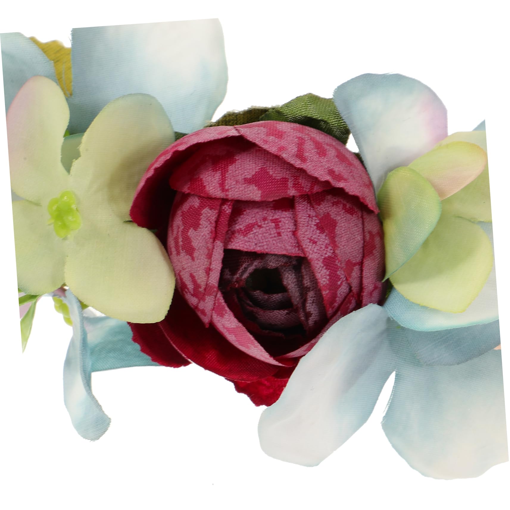 MAGICLULU 3 Stk Party-haarbänder Blumenkopfschmuck Für Die Braut Blaue Tiara Kopfschmuck Hochzeit Haarband Mit Blumenkrone Brautkopfschmuck Für Die Hochzeit Reisen Bilden Rose