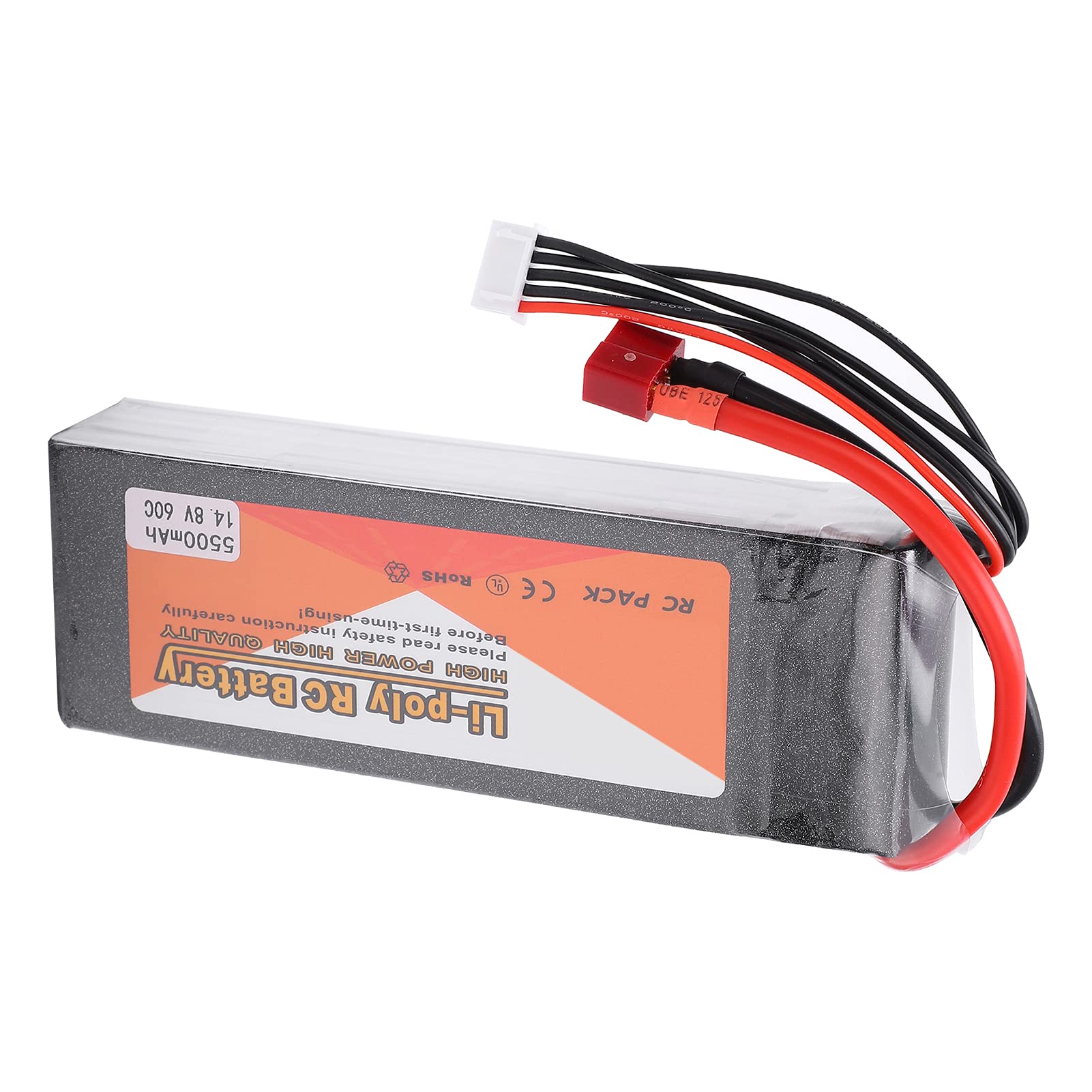 14,8 V 5500 mAh Li-Poly-Batterien 60C 4S T-Stecker Modell LiPo-Batterie für RC-Auto-Boot-Flugzeug