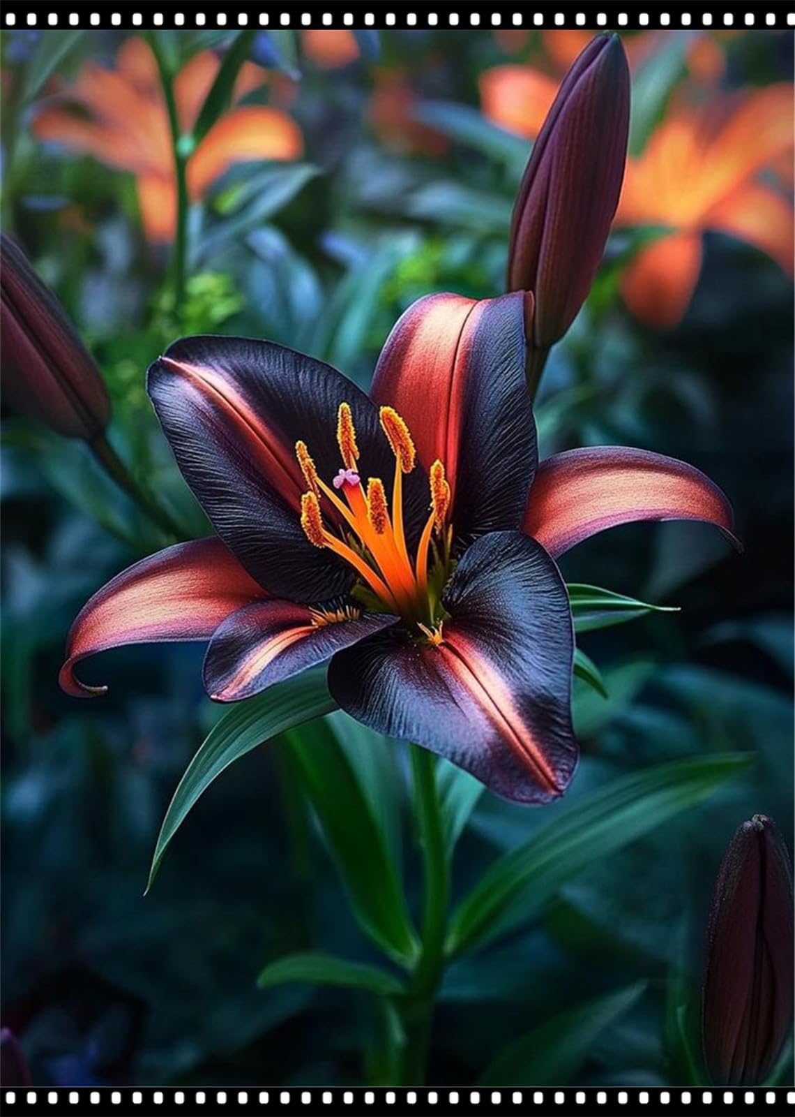 Excellent Display, Flower Bulbs for Planting Or Wedding/Flowering Rhizome,Suitable, Easy to Plant/Perennial/Elegance Lily Bulbs-4 Bulbs-C