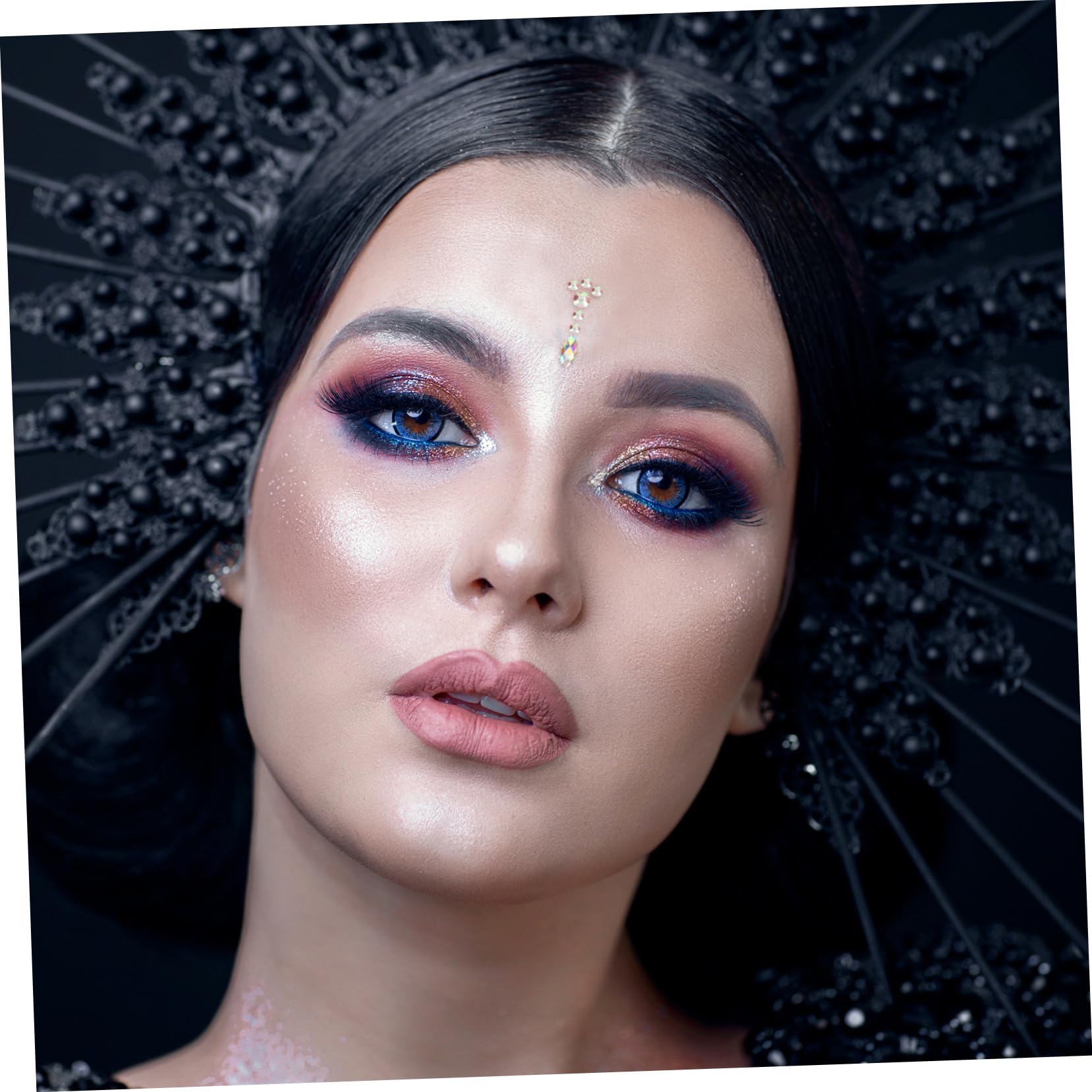 Beavorty 4 Set Di Gemme Per Il Trucco Adesivi Per Festival Gioielli Decorazioni Per Gli Occhi Gioielli Per Il Corpo Per Eventi 7 Fogli * 4