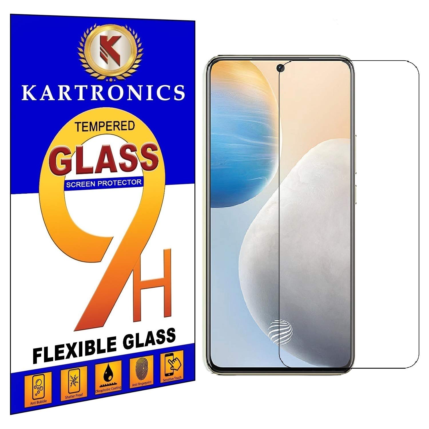 Kartronics Compatible with (Pack of 2) Vivo X60 Premium Tempered Glass Screen Protector Slim 9H Hard 2.5D with Full Installation Kit and Warranty (B08X3M5DXD) Amazon Price History, Amazon Price Tracker