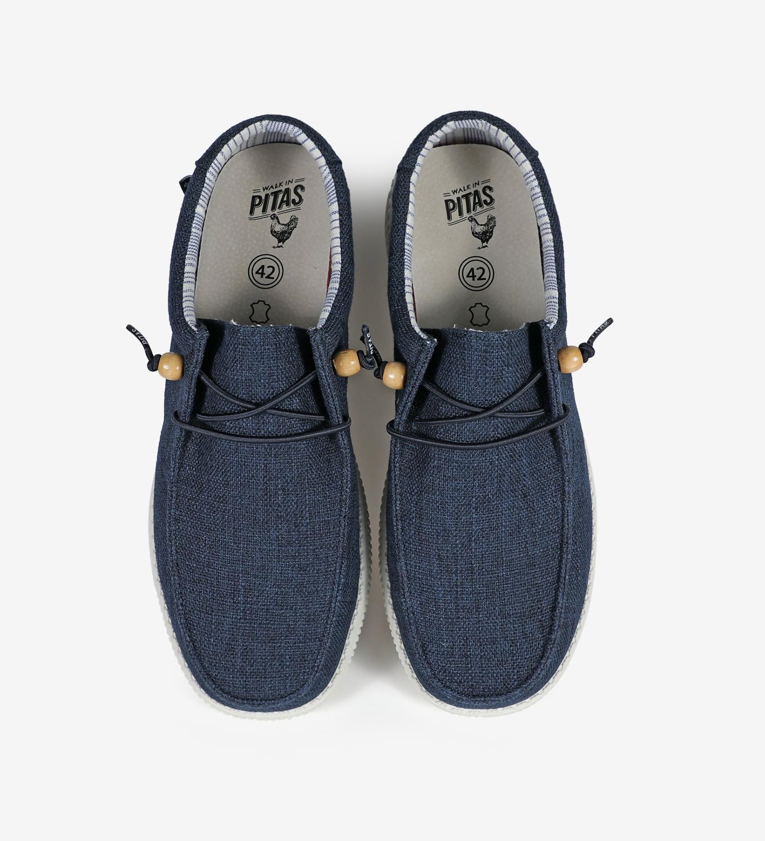 PITAS | WP150 Linen | Mocassini Uomo per L'Estate | Scarpe da Barca Estive | Sportive Uomo | Sneakers Casual | Scarpa da Vela | Calzatura Senza Lacci | Scarpe Walkinpitas