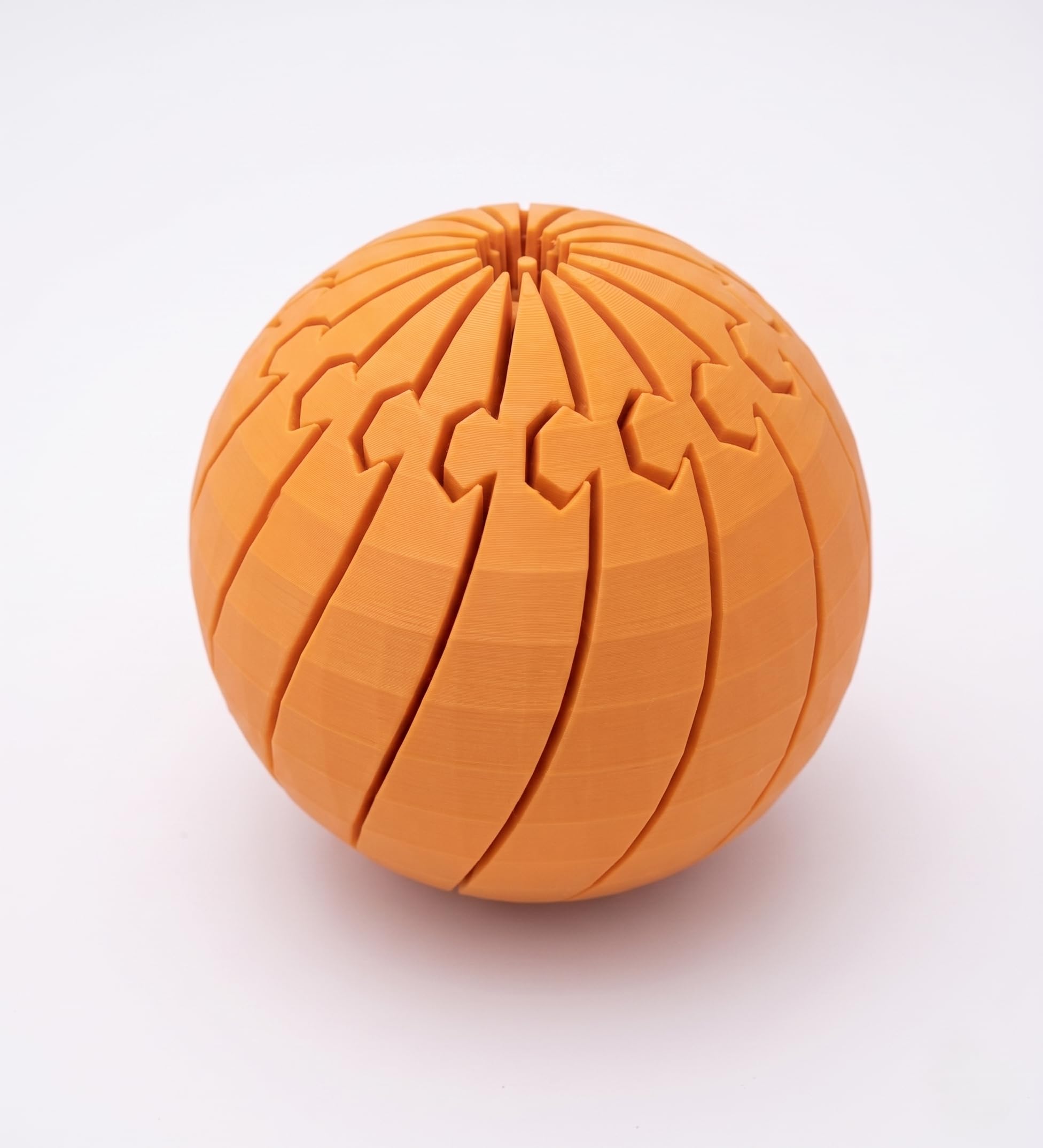 Twisty Fidget Ball for Stress Relief, Sensory Toy, Orange 1