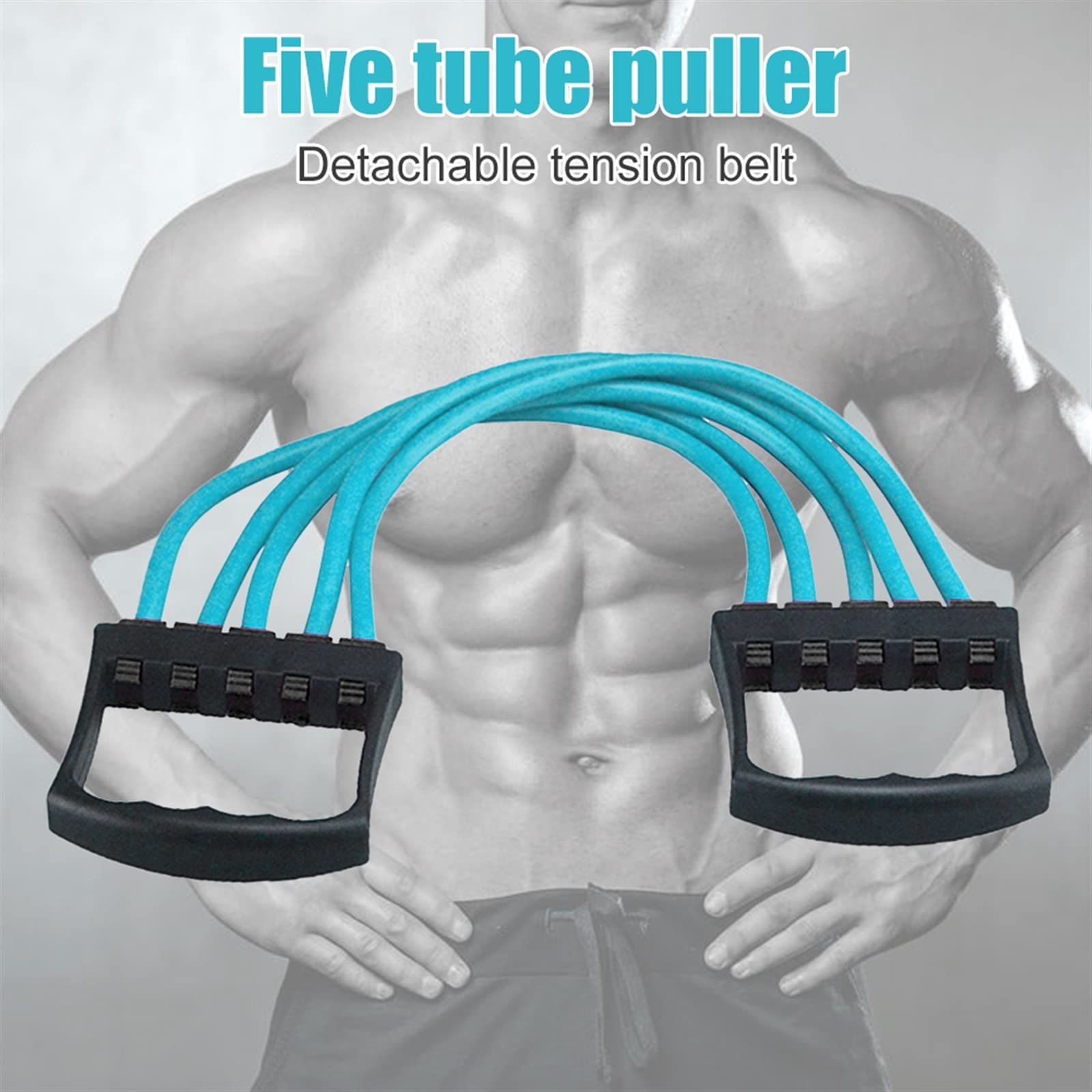Brustzieher Fitnessseil Brust-Rücken-Expander-Trainingsgerät Workout Krafttrainerbänder Fitnessgeräte Fitnessgeräte Widerstandsbänder