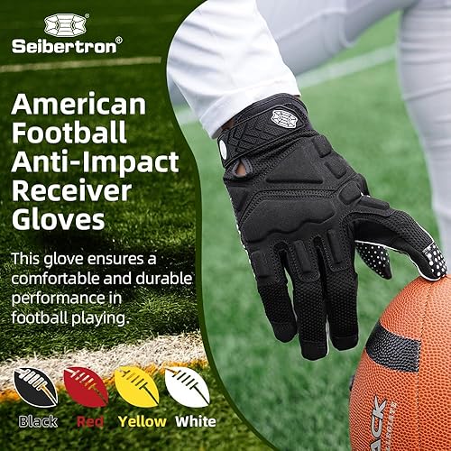 Miniatura 8 de Seibertron Pro 3.0 Elite - Guantes de fútbol para jóvenes y adultos