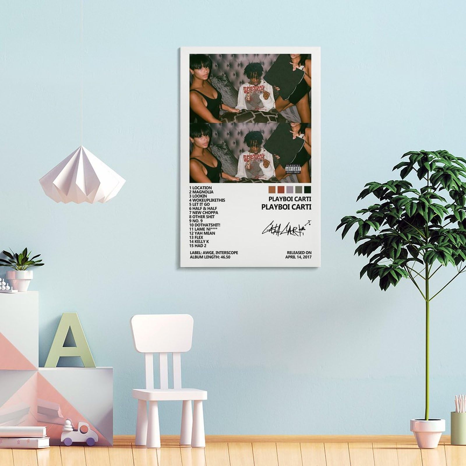 Amazon.co.jp: Wigonda アルバムカバーポスター Playboi Carti Posters