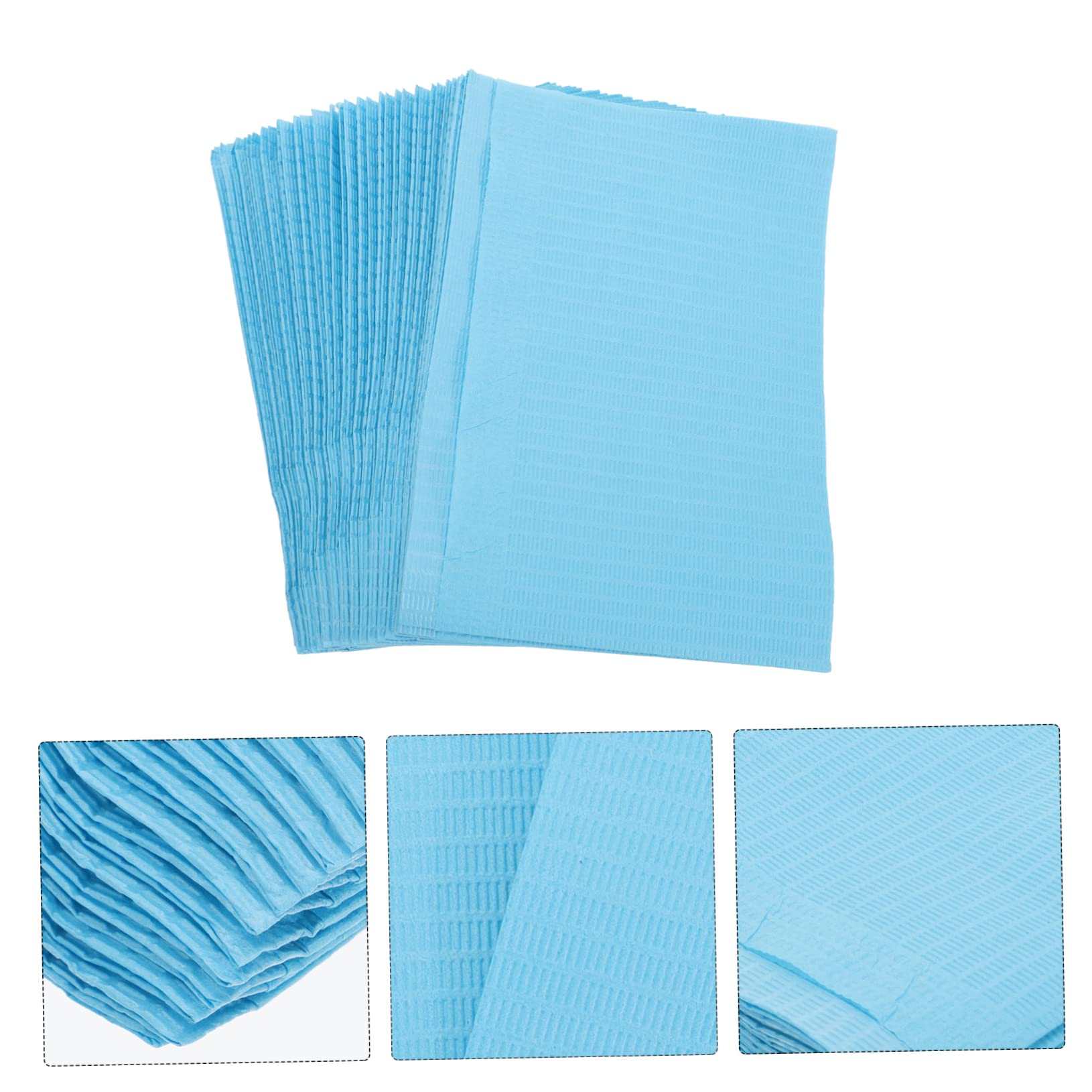 CALLARON 125 pezzi Tovagliette Usa e Getta per Manicure Tovagliette Impermeabili per Nail Art Assorbenti e Pratiche per e Spa Materiale Fibroso con Rivestimento