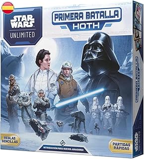 Comprar Asmodee Star Wars: Unlimited TCG - Primera Batalla Hoth - Juego de Cartas coleccionables con mazos preconstruidos para niños y Adultos, a Partir de 12 años, 2 o más Jugadores, 20 Minutos, Español
