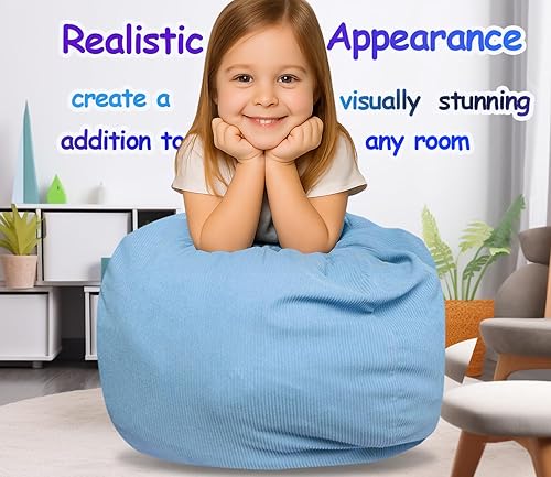 Miniatura 3 de Almacenamiento de animales de peluche, perros y gatos, camas perezosas, sofá grande de dinosaurio, ideas de decoración de habitación de niños