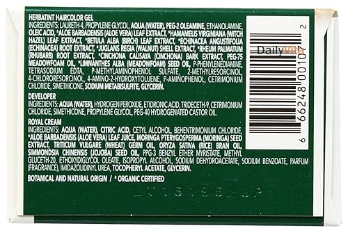 Miniatura 3 de Herbatint - Gel permanente para teñir el cabello a base de hierbas 8N rubio claro, 4.6 fl oz