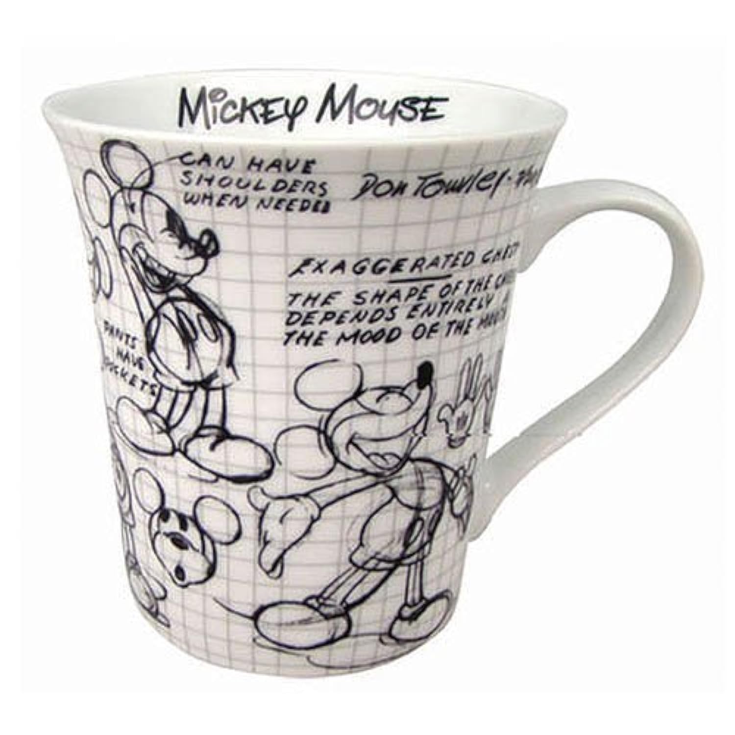 Disney Mickey Mouse Sketch Book 11oz. Ceramic Mug