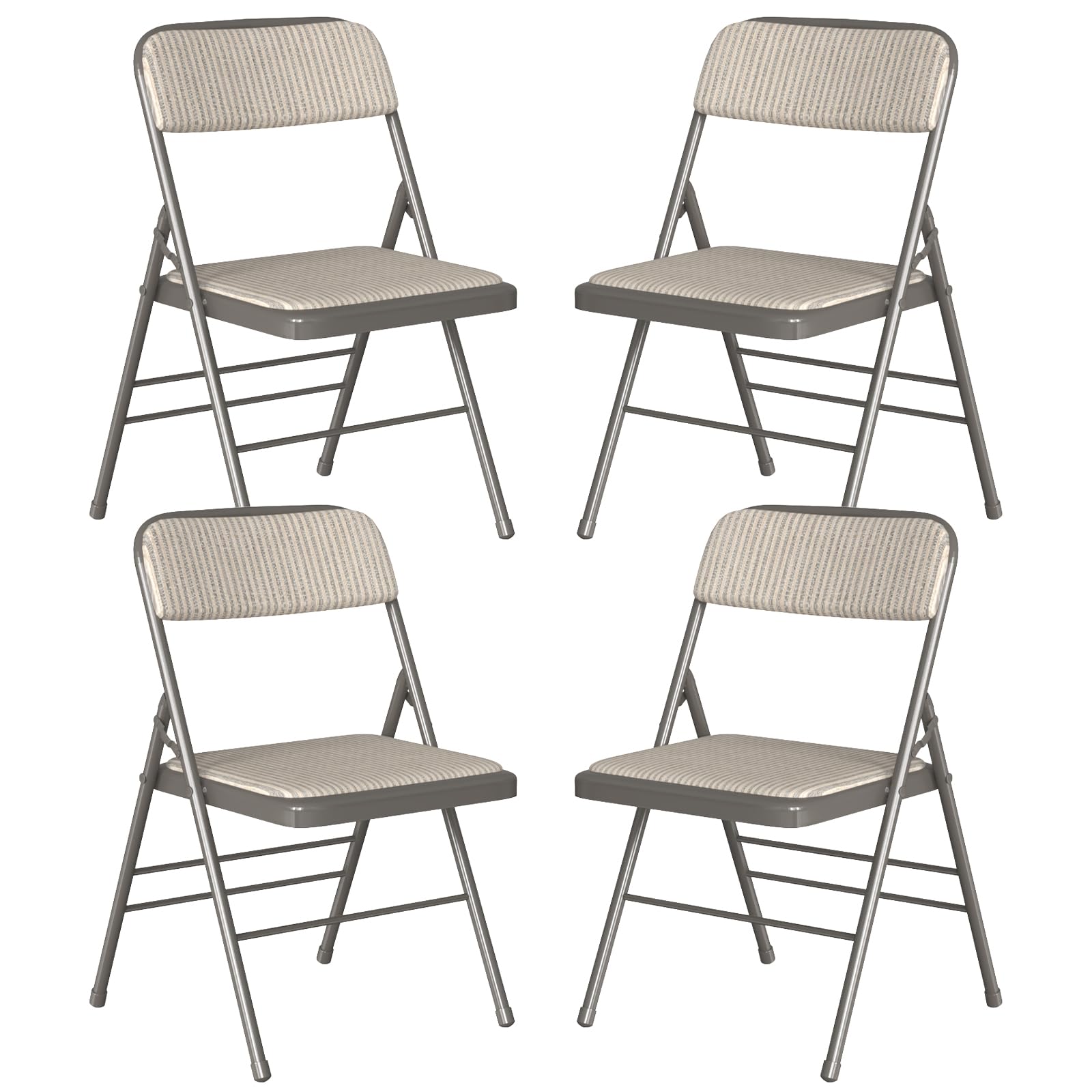 KAIHAOWIN Chaise Pliante Rembourree, Ultra épais Chaise Pliante Intérieur Chaises Métalliques