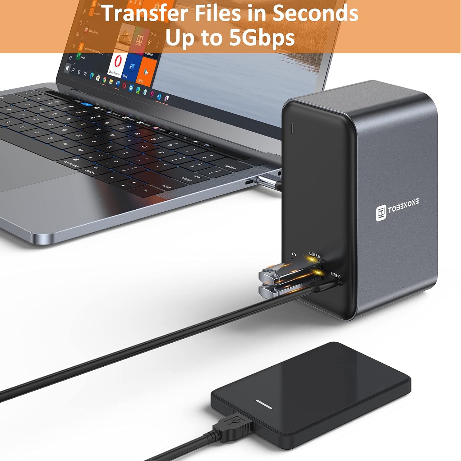 USB C Laptop Docking Station Dual Monitor, 15-in-1 USB C Dock with Dual HDMI, 65W Power Supply, VGA, 4 USB 3.0, 2 USB 2.0, USB C, SD/TF, Ethernet and Audio/Mic for Lenovo, HP, Dell, Surface : Electronics