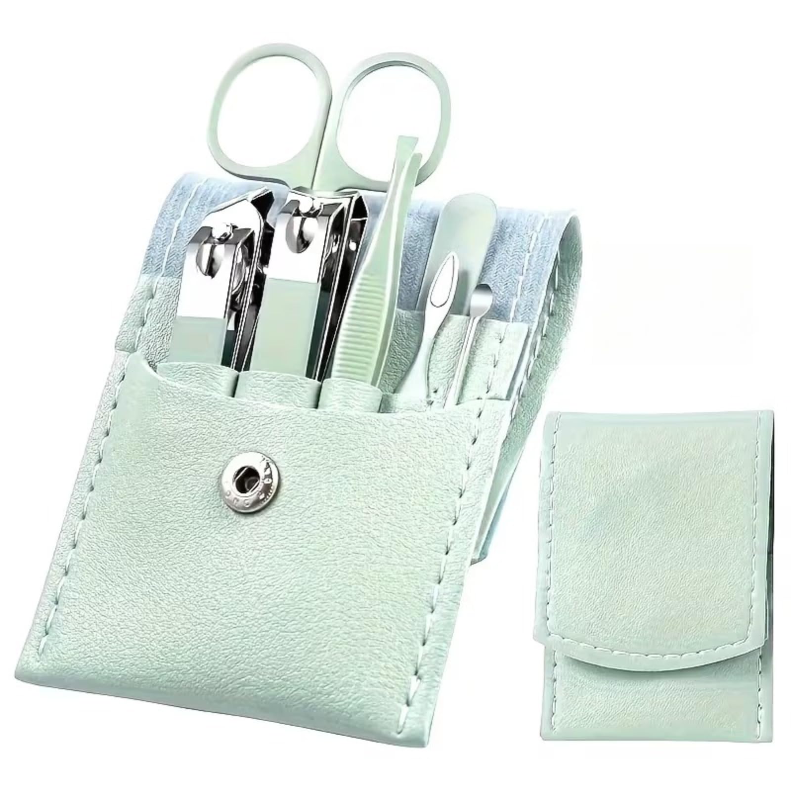7pcs Stainless Steel Nail Clipper Manicure kit Cuticle Nail Clipper Tool Personal Care kit