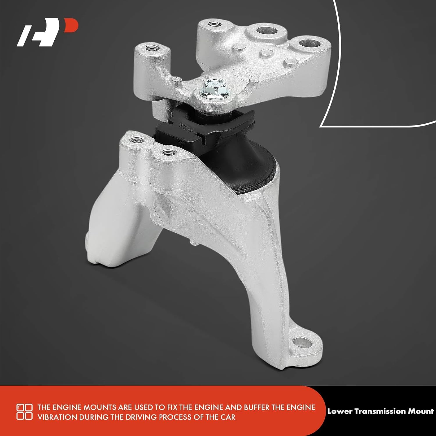 A-Premium Front Right Engine Motor Mount Compatible with Honda CR-V CRV 2017 2018 2019, 2.4L