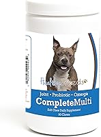 Vista 254 de Healthy Breeds Schnauzer miniatura todo en uno multivitamínico suave masticable 90