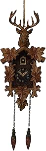 On Holiday 8" Deer Cuckoo Clock Christmas Ornament