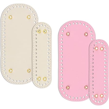 Fond De Sac Ovale En Cuir Marron Uxcell - 8,7 X 4 Pouces Avec Poignées Et Boucles