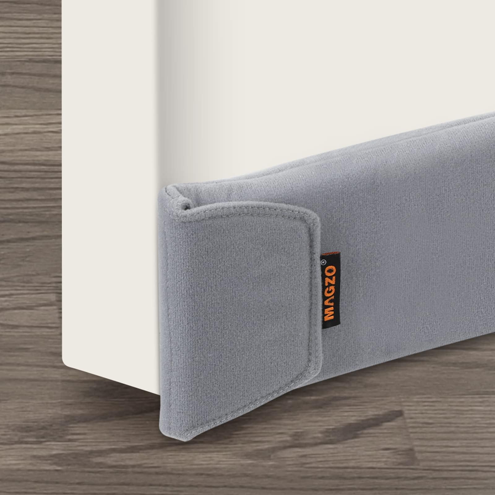 MAGZO Boudin de Porte Isolant Froid 97 cm, Bas de Porte Isolant Thermique Ajustable, Joint Bas