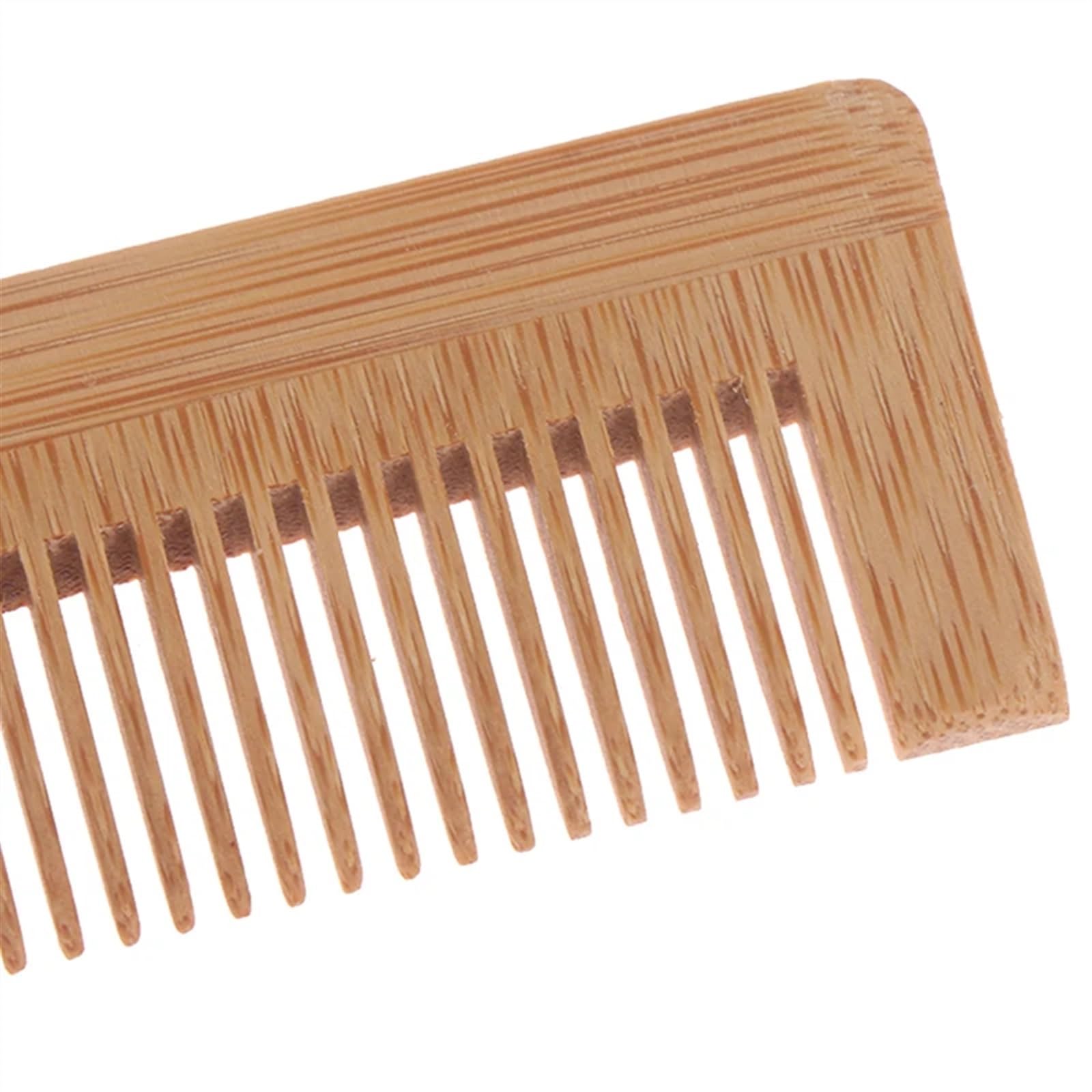 1X Massage Holzkamm Bambus Haarentlüftungsbürste Bürsten Haarpflege SPA Haarkamm