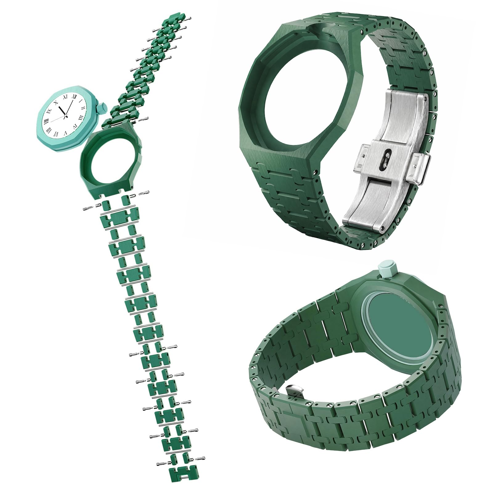 Pasek do zegarka Swatch X Royal Pop z biomateriału, regulowany, dla mężczyzn i kobiet | KOMPATYBILNY Z Swatch Royal Pop – regulowany, ceramiczny pasek zapewniający idealne dopasowanie