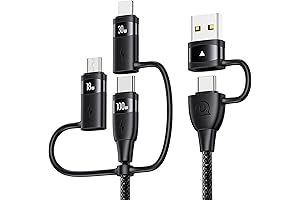 USAMS 4-in-1 5A Fast-Charging Cable: The Ultimate Charging Solution