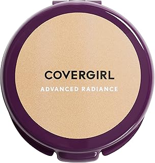 COVERGIRL Advanced Radiance - Polvo prensado cremoso natural 110, 0.44 onzas líquidas (el embalaje puede variar)
