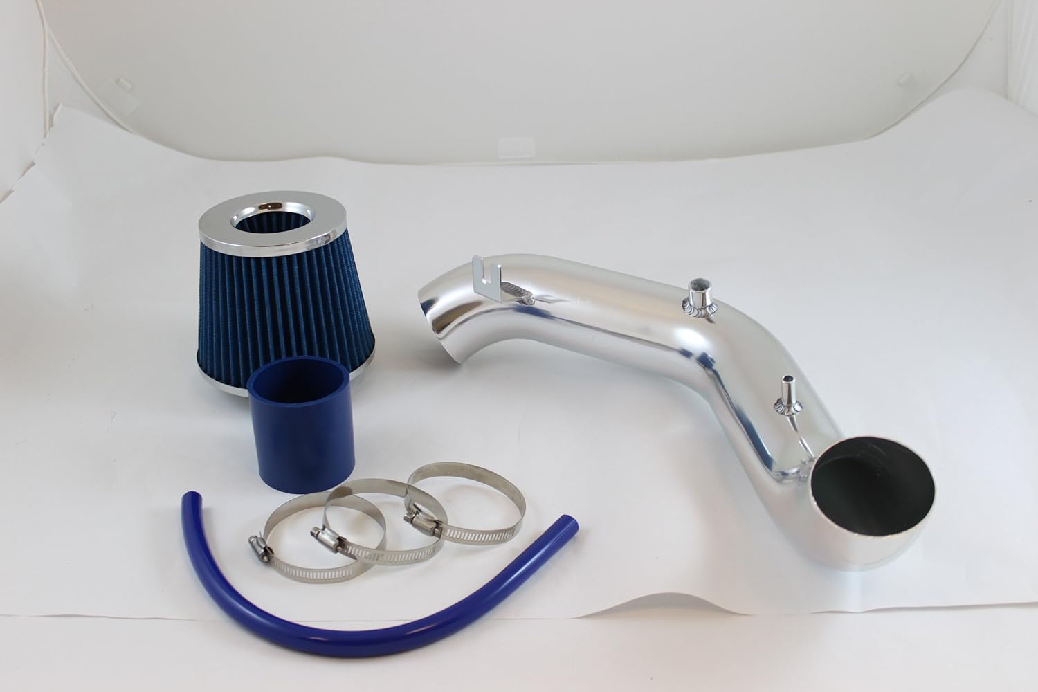 R&L Racing 3" Blue Short Ram Air Intake Induction Kit + Filter 02-06 For Acura RSX Type-S 2.0L L4