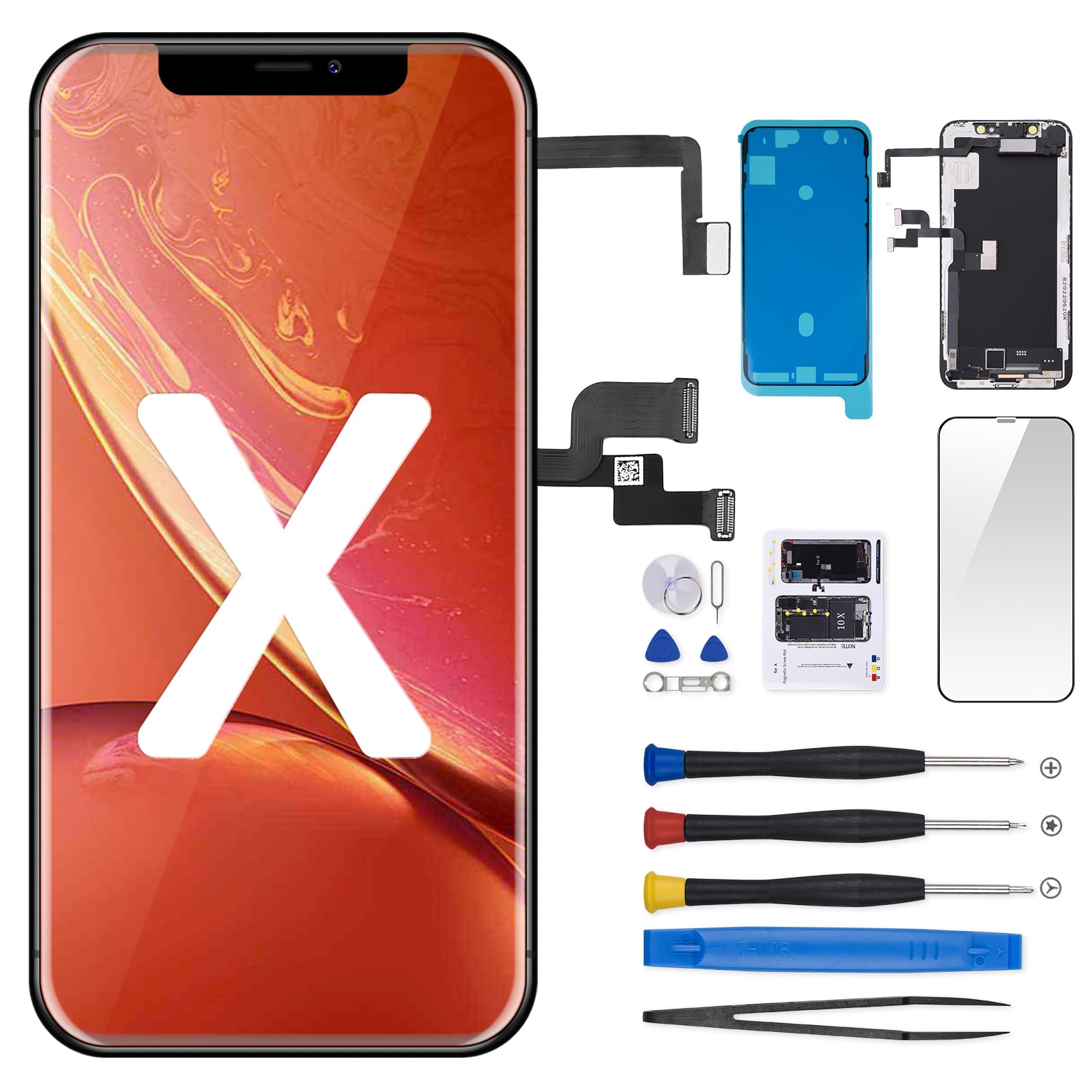 Amazon.com: CYKJGS for iPhone X 10 Screen Replacement 5.8